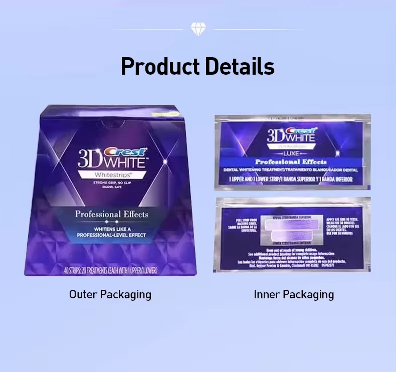 Crest 3D Whitestrips Luxe — Professional Teeth Whitening