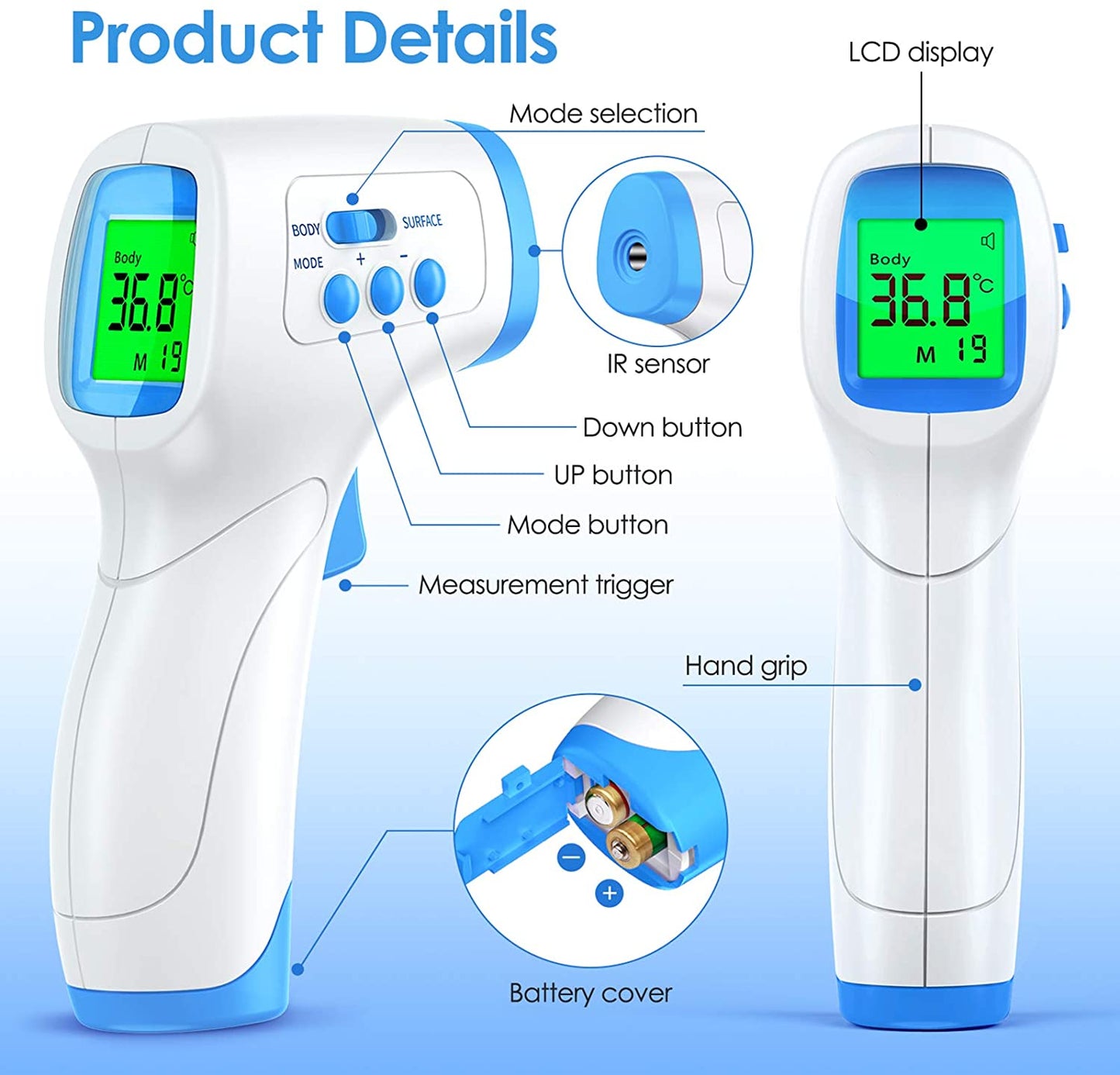 Forehead Thermometer