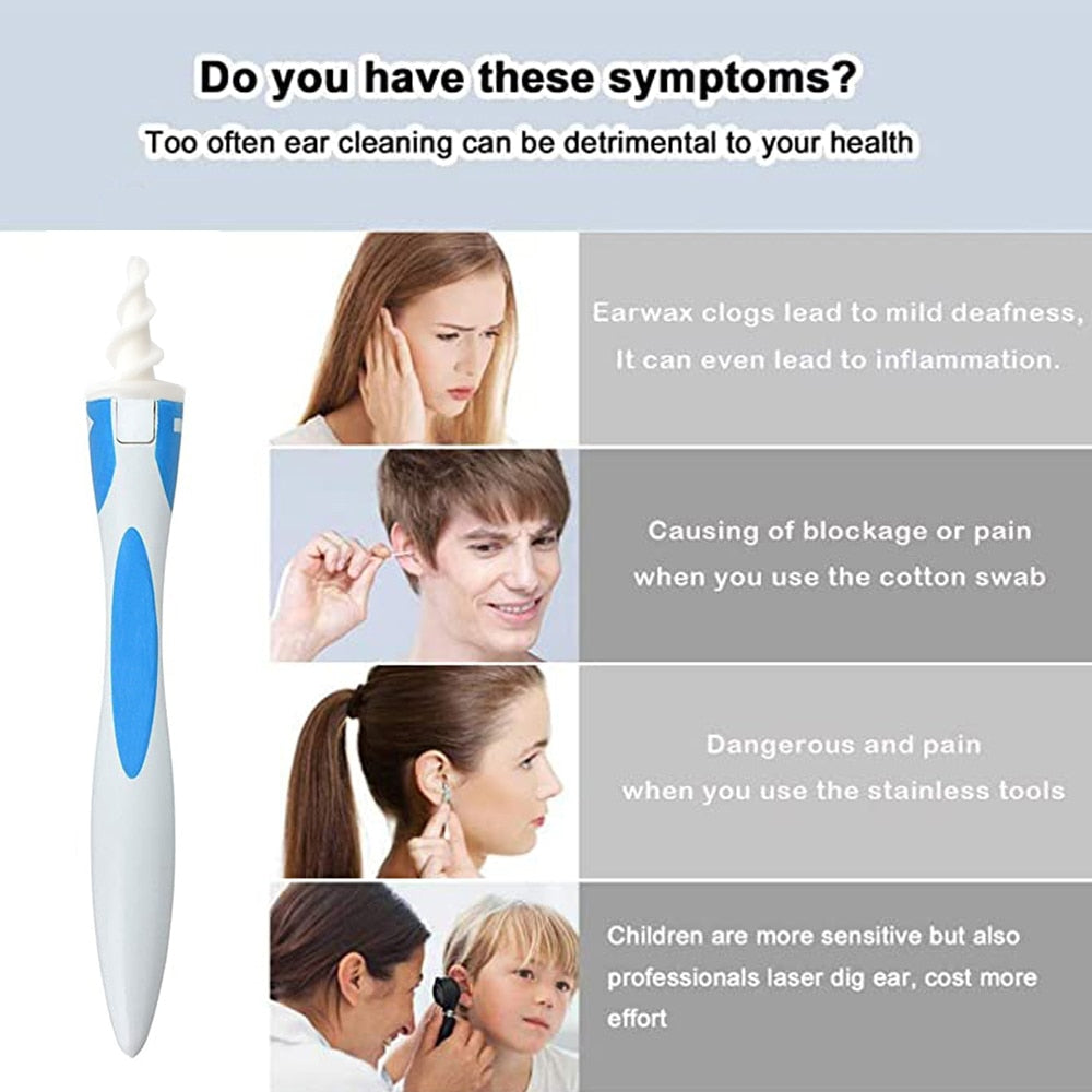 Q Grips Ear Wax Removal Kit — Safe Spiral Cleaner