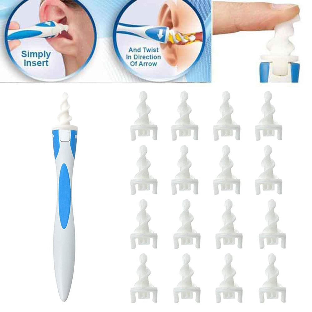 Q Grips Ear Wax Removal Kit — Safe Spiral Cleaner